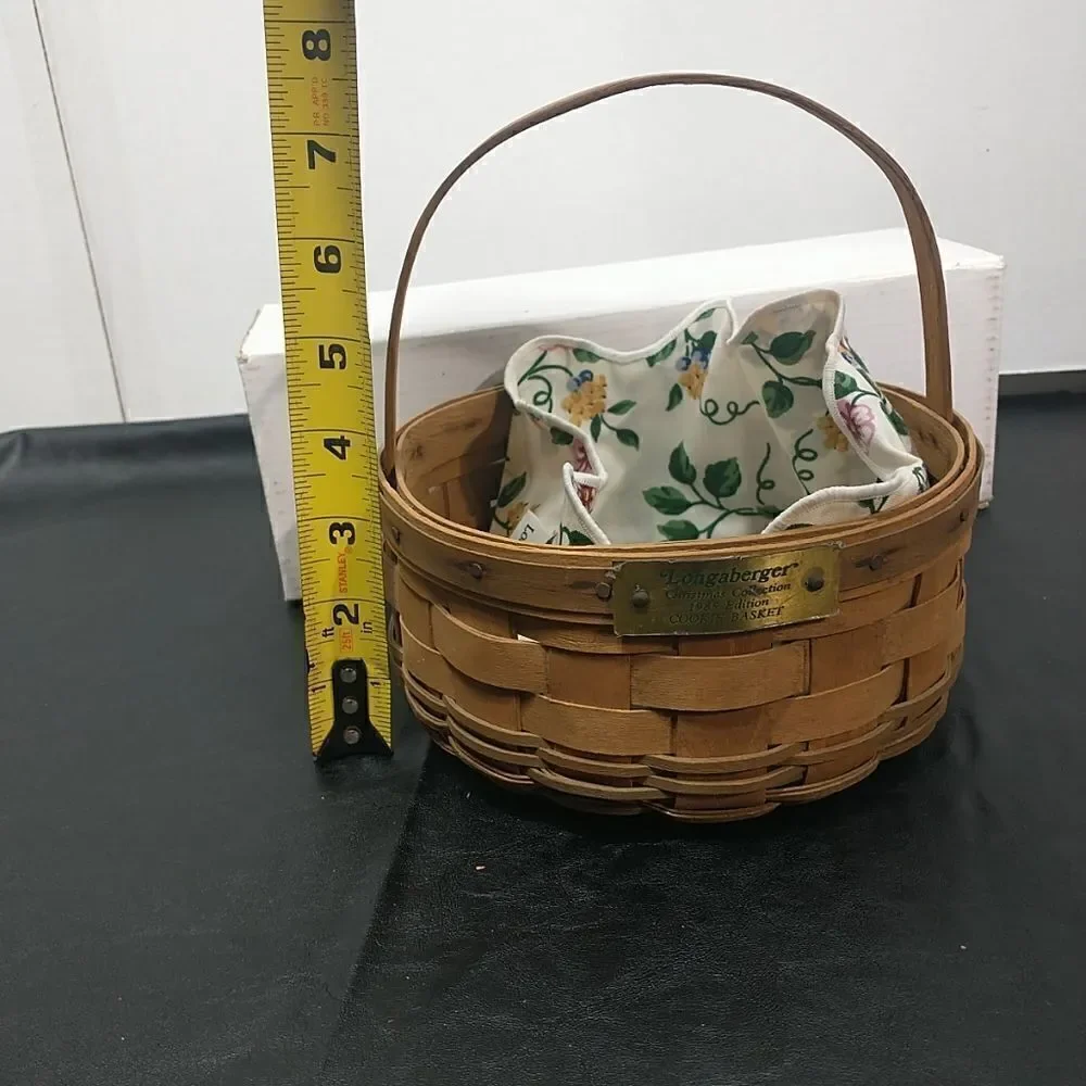 Longaberger 1985 Green Christmas COOKIE Basket